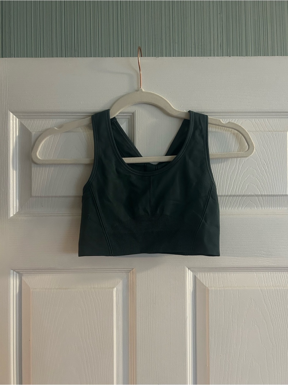 All in Motion Dark Green Racerback Sports Bra